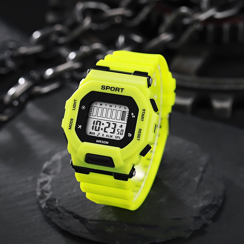 Outdoor Adventure And Sports - Jam tangan olahraga Digital LED pria,