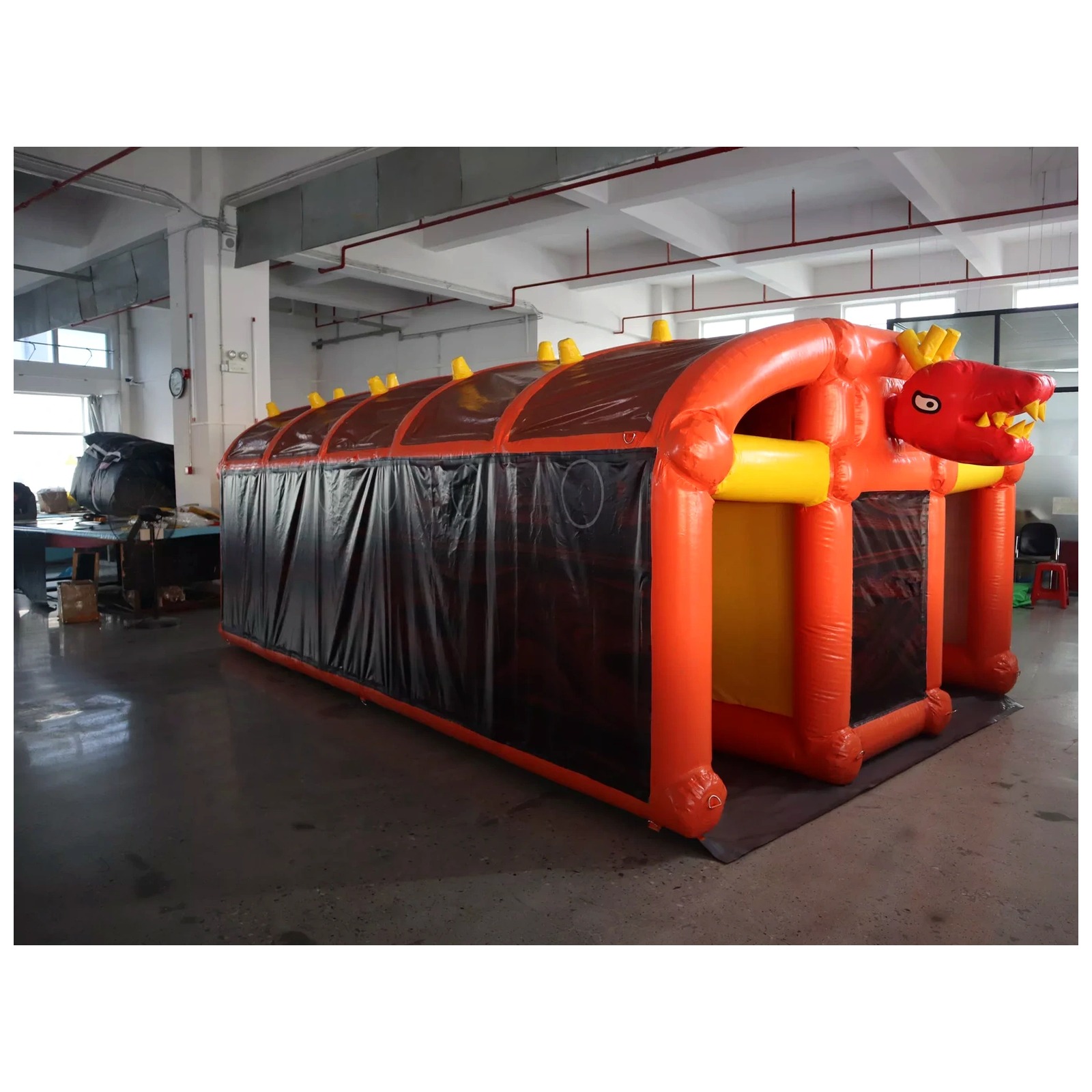 Labirin Tiup Oranye Besar 3X5m - Outdoor Adventure Rentals ulasan dan harga
