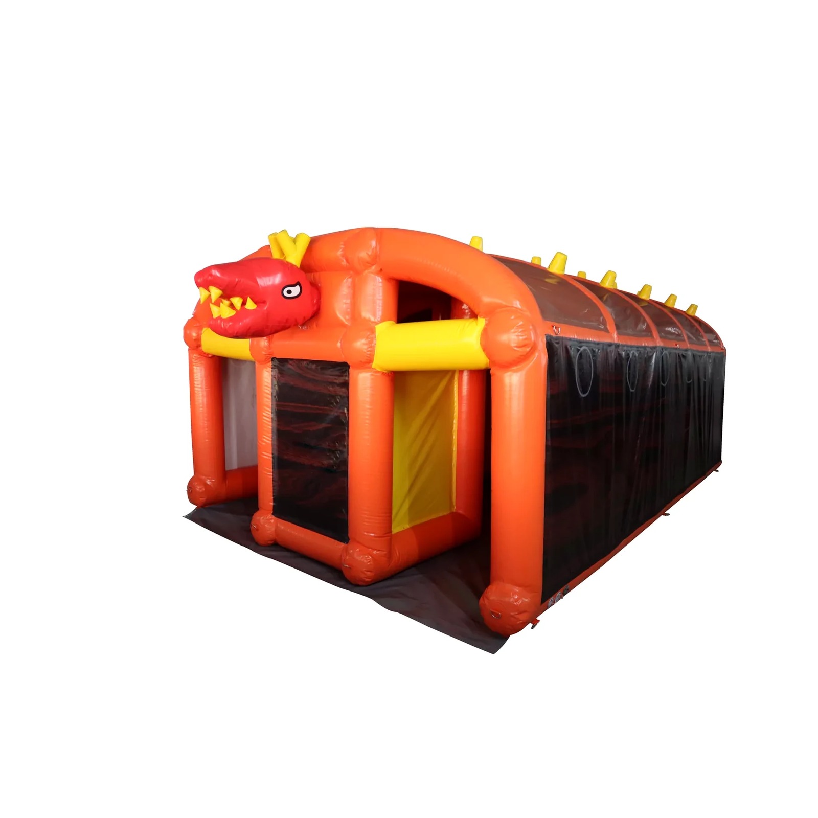 Labirin Tiup Oranye Besar 3X5m - Outdoor Adventure Rentals ulasan dan harga