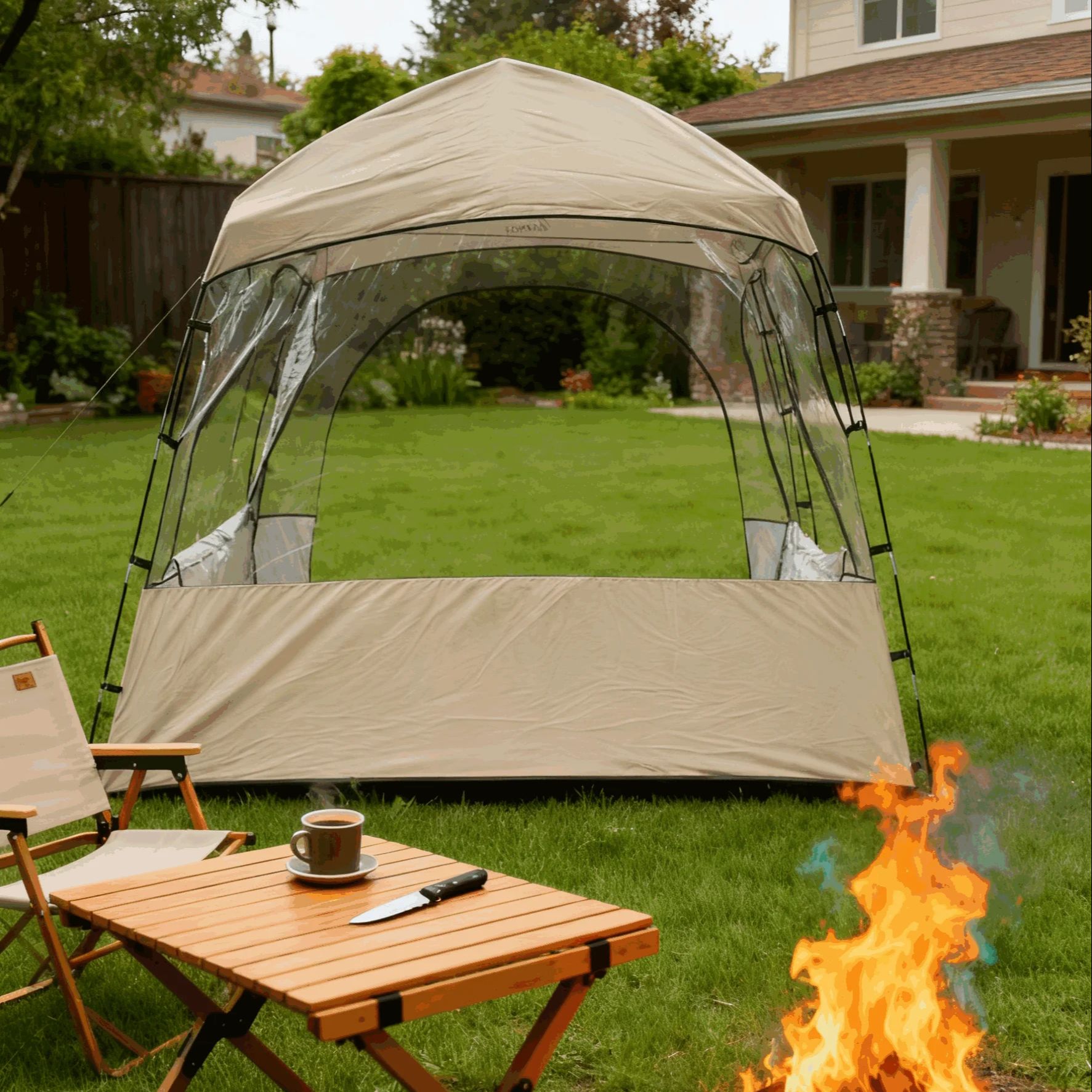 Taman, Patio, Petualangan Luar - Outdoor Adventure Dome Shelter ulasan dan harga