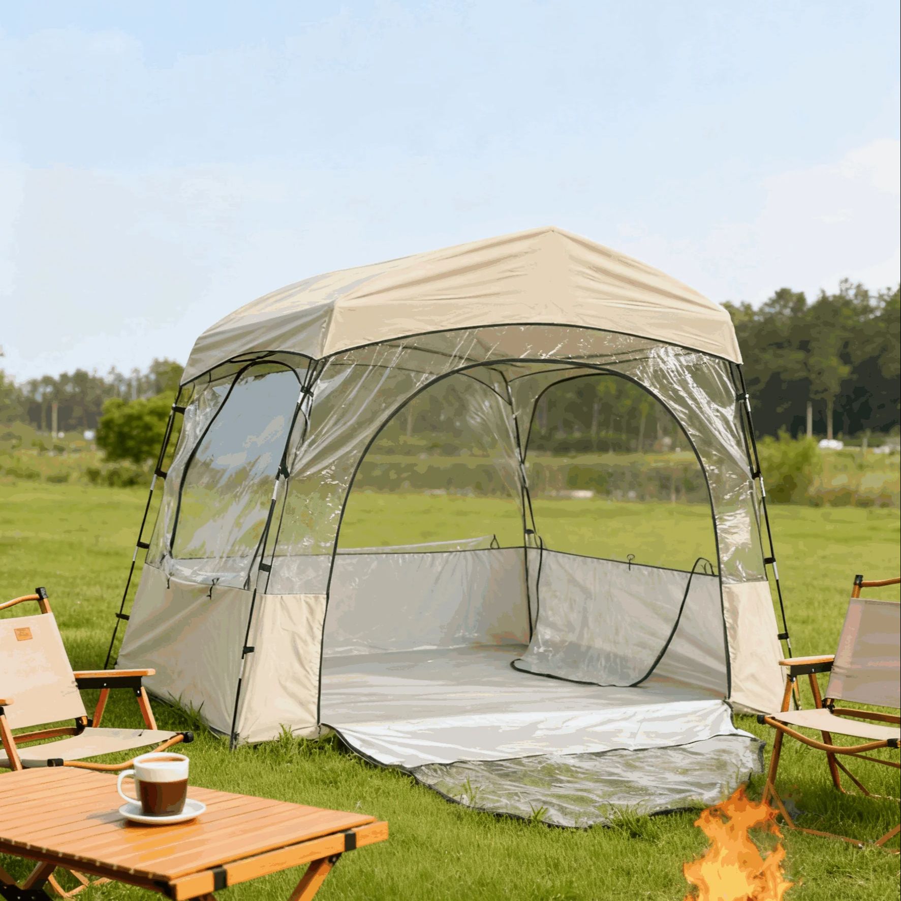 Taman, Patio, Petualangan Luar - Outdoor Adventure Dome Shelter ulasan dan harga