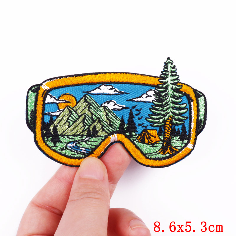 Patch Bordir Petualangan Menda - Outdoor Adventure Outfit ulasan dan harga