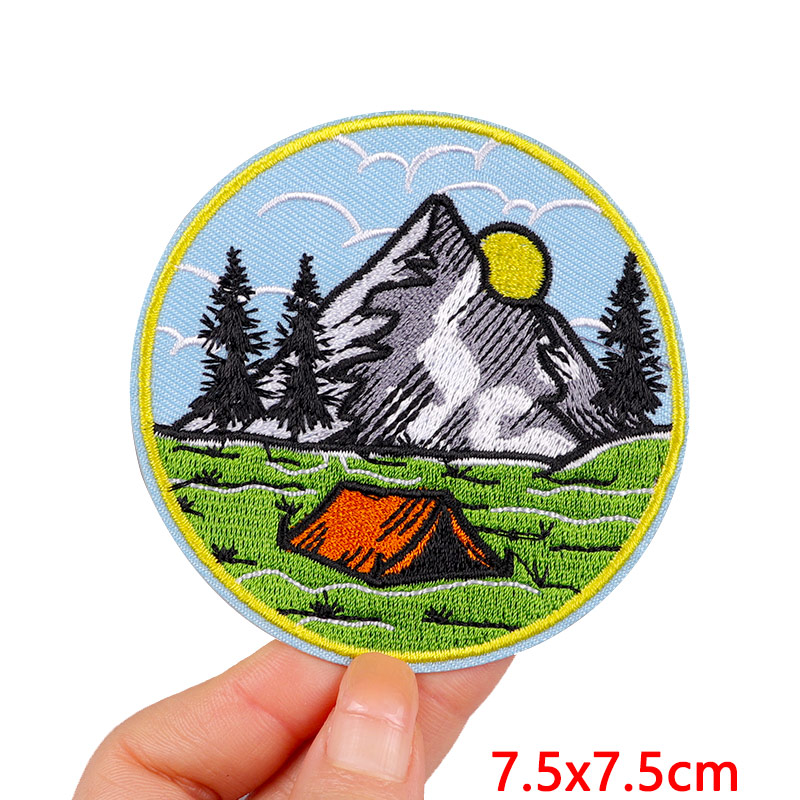 Patch Bordir Petualangan Menda - Outdoor Adventure Outfit ulasan dan harga