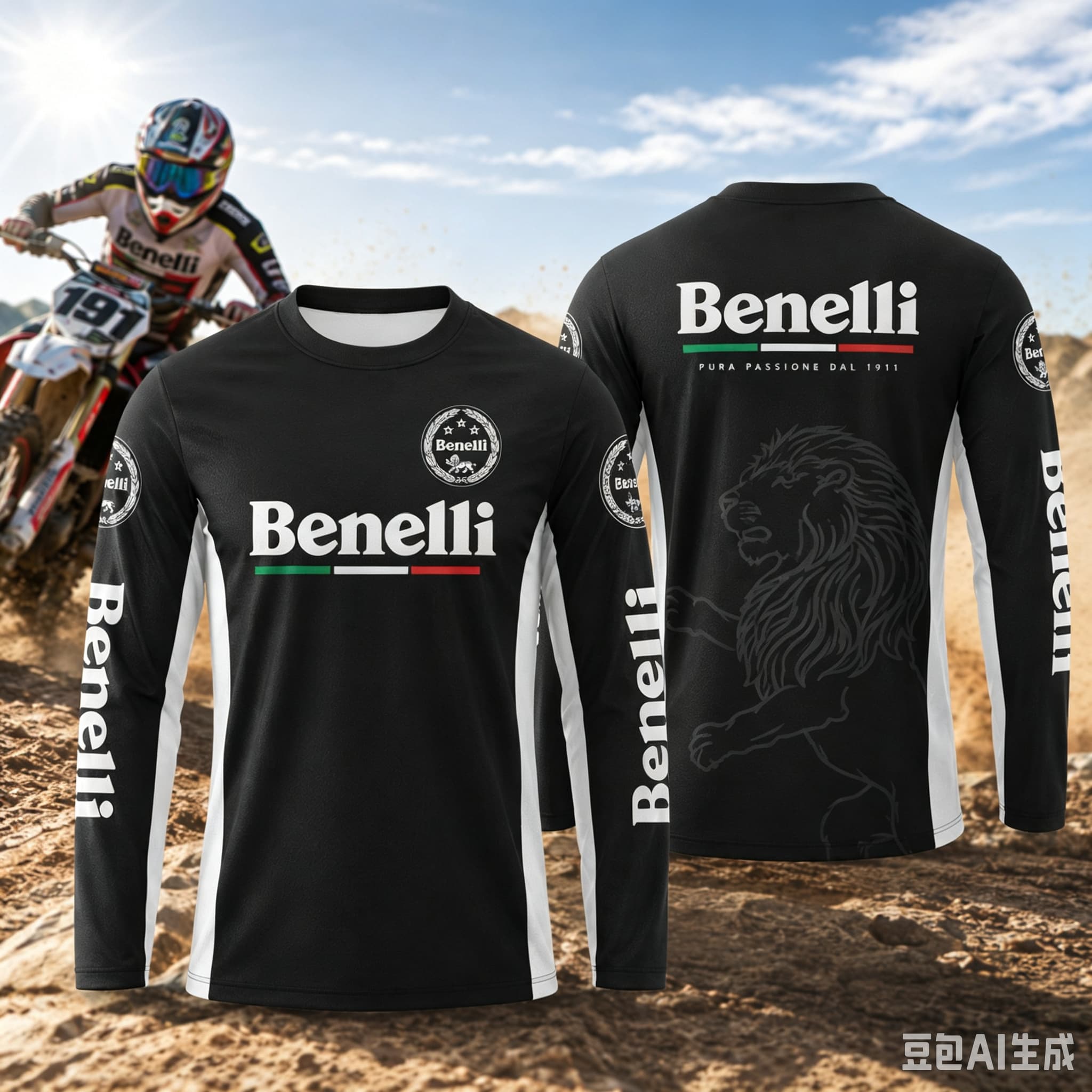Kaos Motor Benelli Rider 2027  - Outdoor Adventure Outfit ulasan dan harga