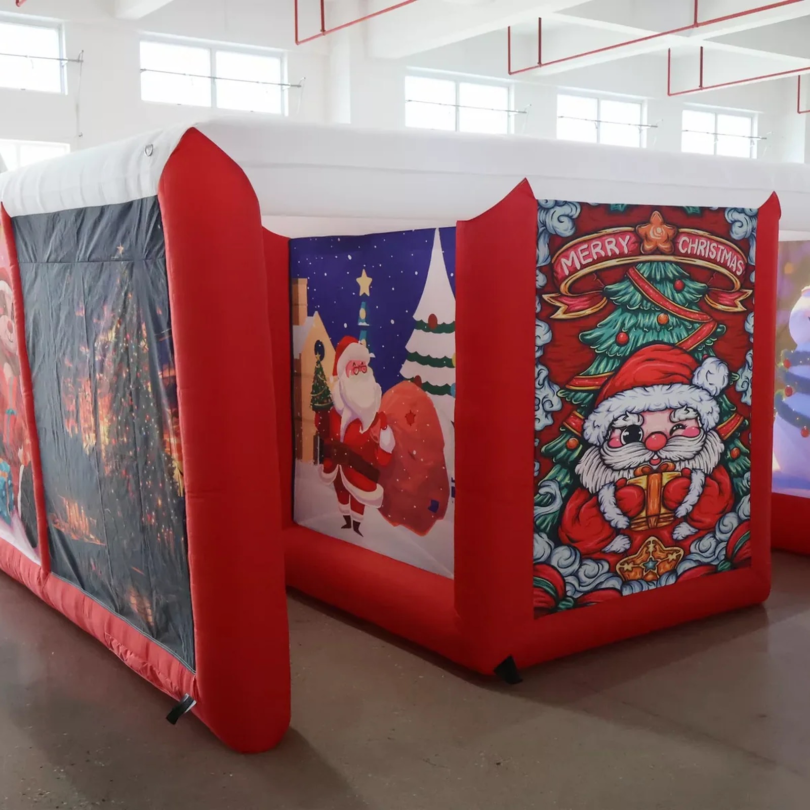 Labirin Tiup Berlapis Merah un - Outdoor Adventure Rentals ulasan dan harga